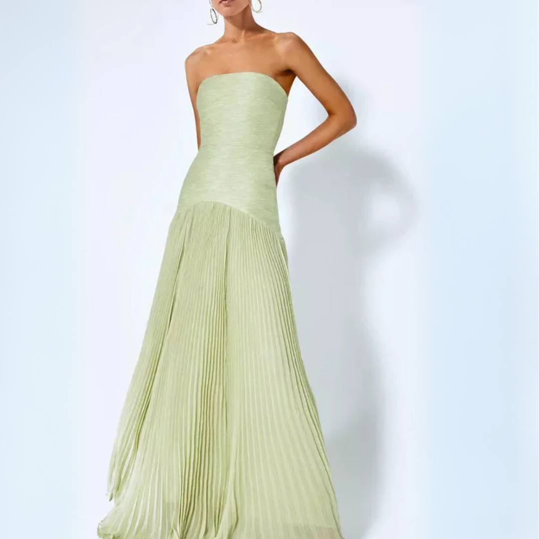 Beatrice - Elegante abito lungo a pieghe