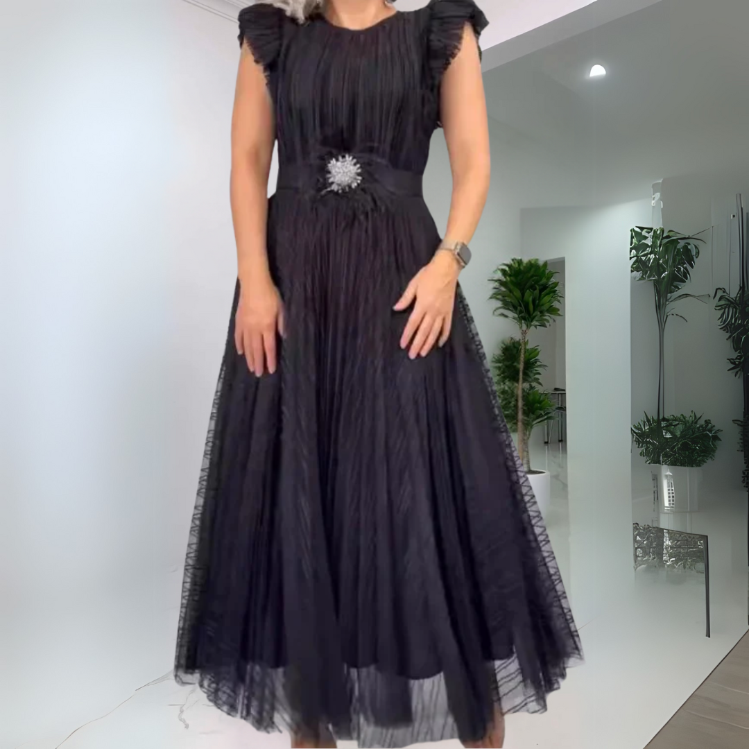 Vittoria - Abito elegante con scollo rotondo