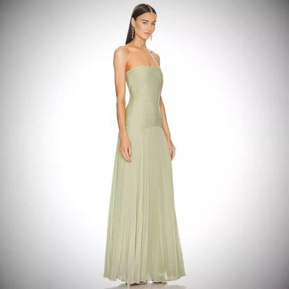 Beatrice - Elegante abito lungo a pieghe