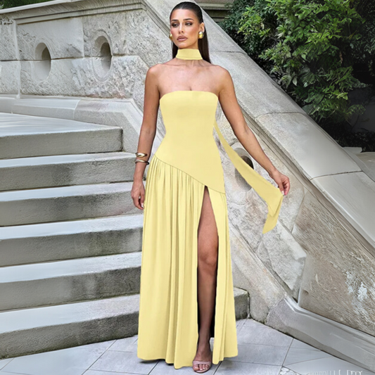 Giulia - Abito con scollatura a punta